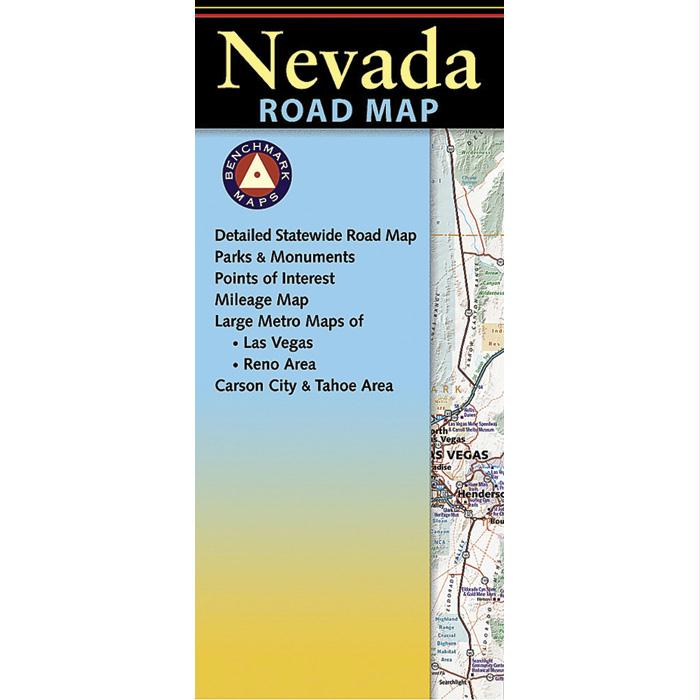 Nevada Recreation Map, made by Benchmark -