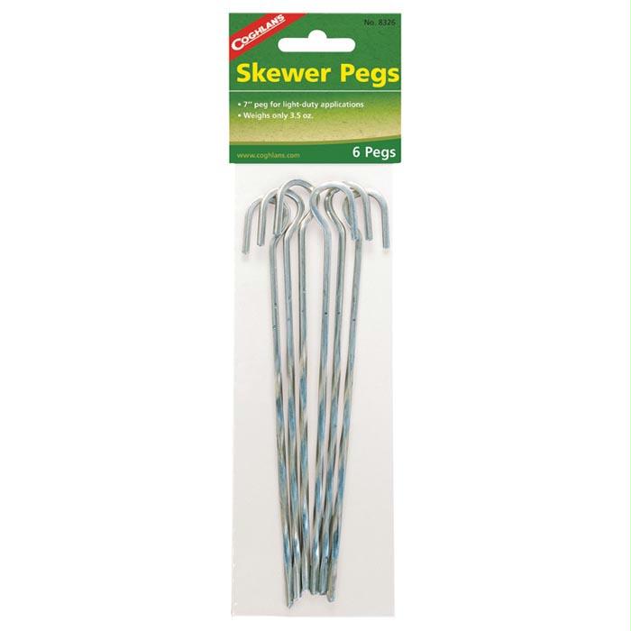 Coghlans Steel Skewer Tent Pegs 7", made by Coghlans - 8327 Coghlans Steel Skewer Tent Pegs 7", made by Coghlans - 8327