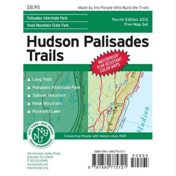 Map: Hudson Palisades, made by Ny/nj Trail Confrnce -