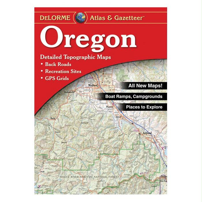 Oregon Atlas, made by Delorme -