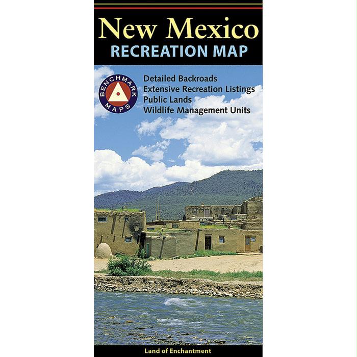 New Mexico Recreational Map, made by Benchmark -