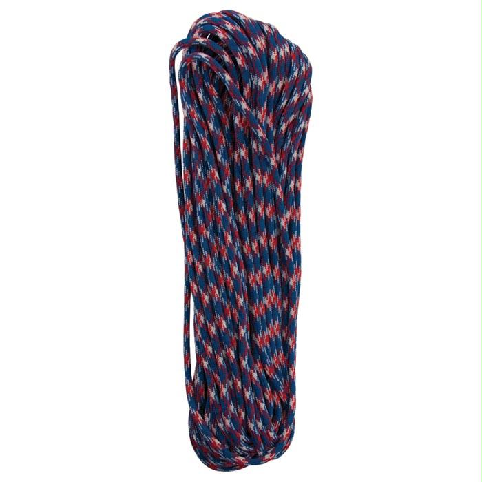 Paracord 100 Ft Red,White,Blue, made by Liberty Mountain -
