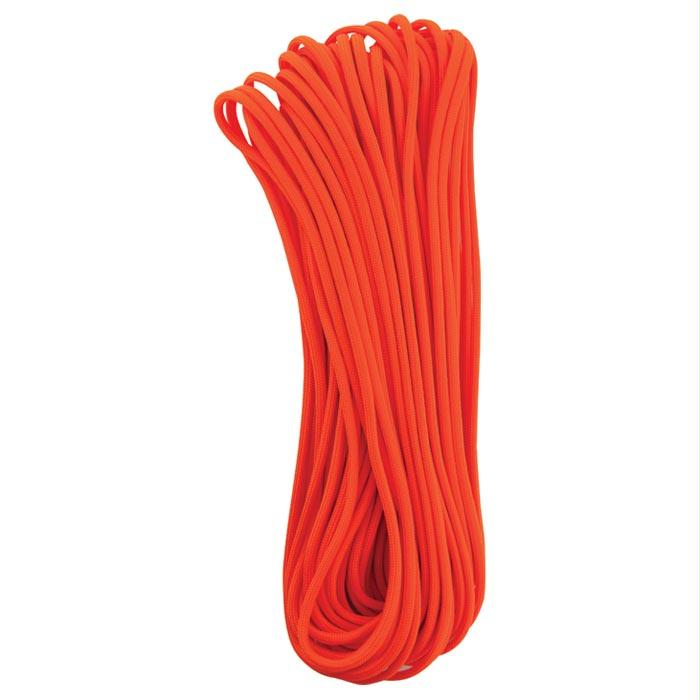 Paracord 100 Ft Neon Orange, made by Liberty Mountain -