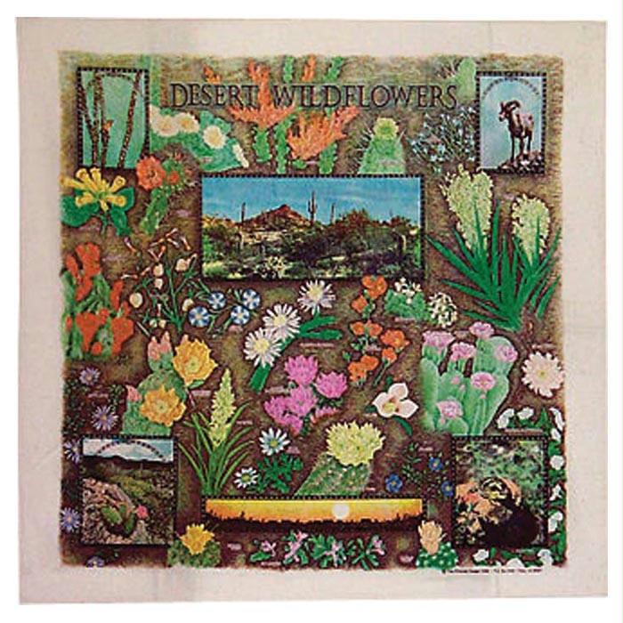 Wildflowers Bandana, made by The Printed Image - Wildflowers Bandana, made by The Printed Image -
