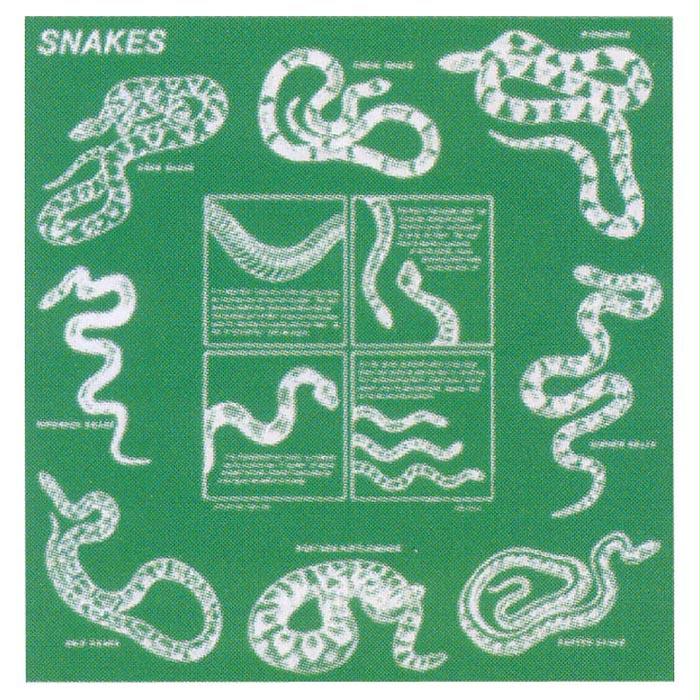 Snakes Bandana, made by The Printed Image -