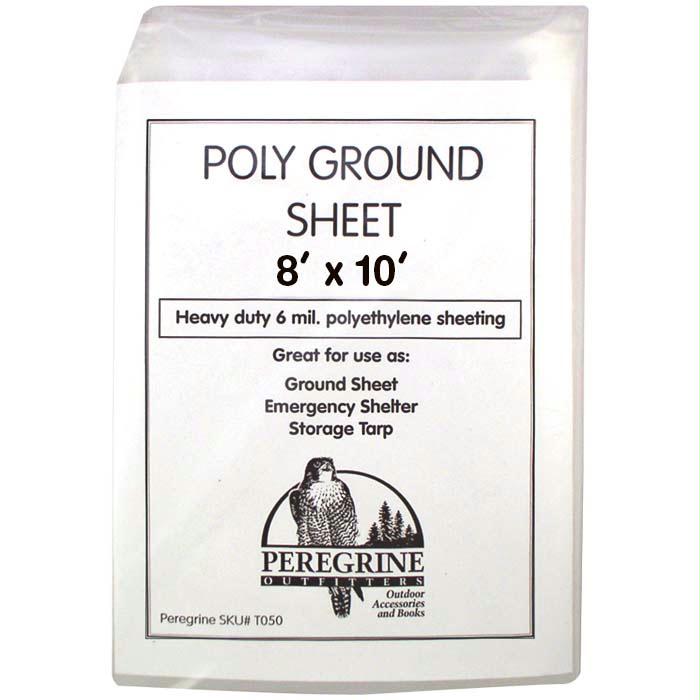 Poly Ground Sheet 8 X 10, made by Peregrine - Poly Ground Sheet 8 X 10, made by Peregrine -