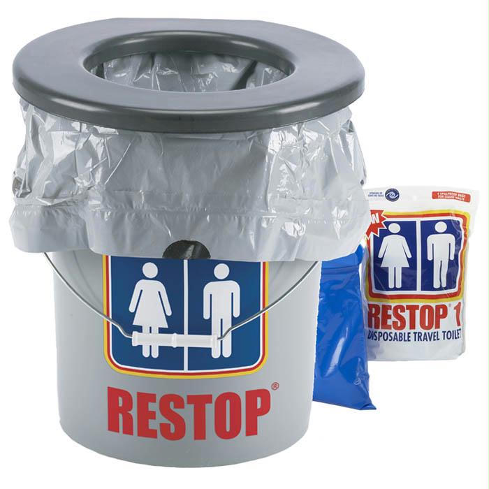Restop Commode W/Supplies, made by Restop -