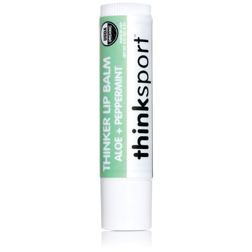 Thinker Lip Balm Aloe Pprmint, made by Thinksport - Thinker Lip Balm Aloe Pprmint, made by Thinksport -