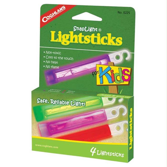 Snaplight Lightsticks Kid 4 Pk, made by Coghlans -
