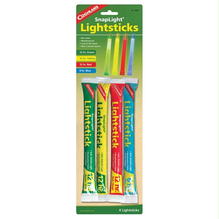 Snaplight Lightstick Asst 4 Pk, made by Coghlans - Snaplight Lightstick Asst 4 Pk, made by Coghlans -