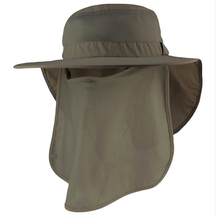 Uv Large Bill Flap Cap Olive, made by Juniper -