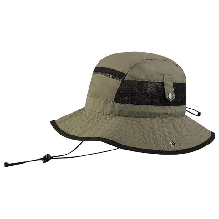 Uv Pocket Bucket Hat Olive, made by Juniper -