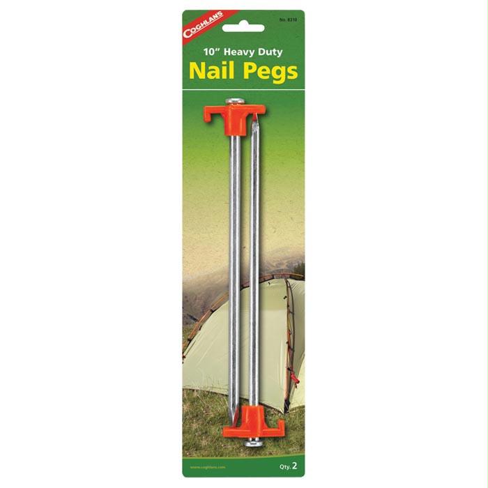 Nail Pegs 10" Bulk, made by Coghlans - 8311