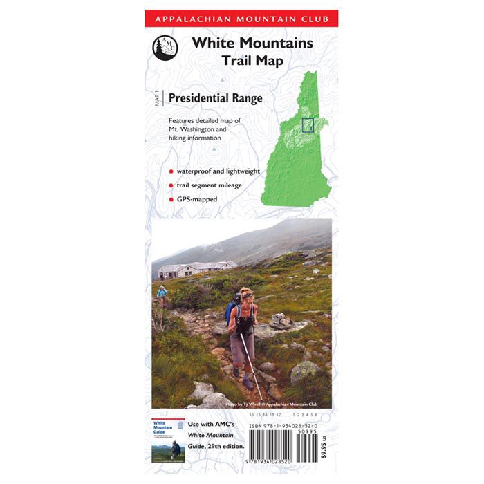 Amc Map Presidental Range, made by National Book Netwrk -