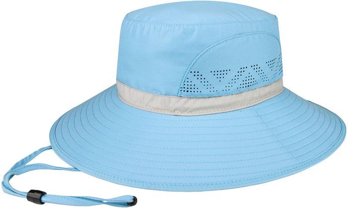 Sunset Hat W/ Adjust Crd Blue, made by Mega Cap - J7261-BLUE