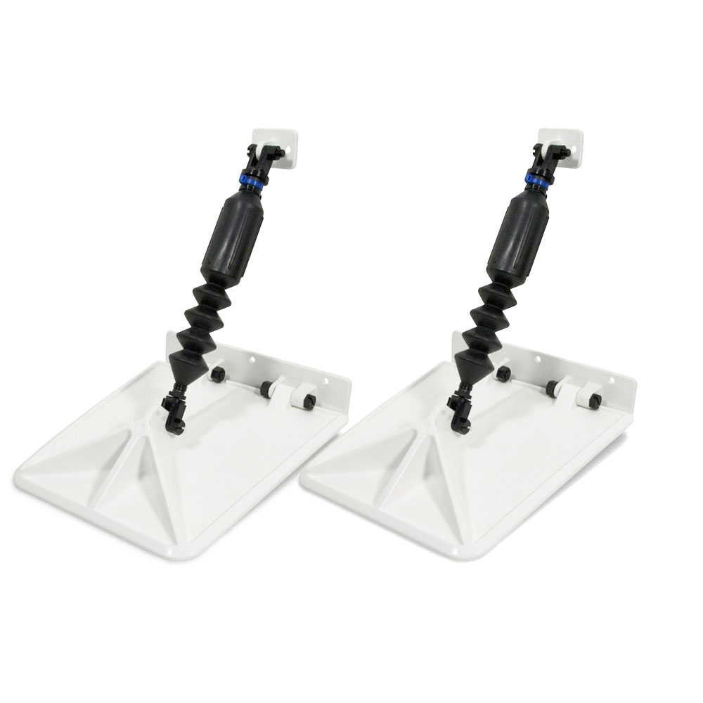 Nauticus Smart Tabs SX 9.5” x 10” - f/12-16’ Boat w/40 - 80HP - White, made by Nauticus - SXW9510-40 Nauticus Smart Tabs SX 9.5” x 10” - f/12-16’ Boat w/40 - 80HP - White, made by Nauticus - SXW9510-40
