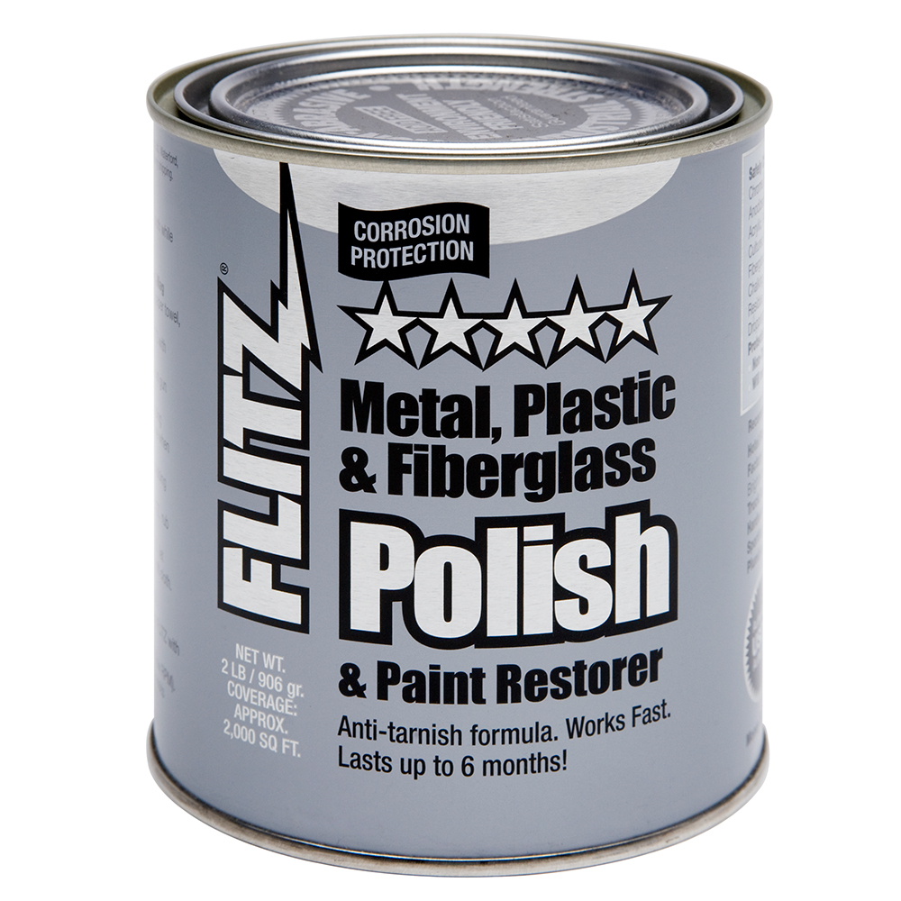 Flitz Polish - Paste - 2.0 lb. Quart Can, made by Flitz - CA 03518-6 Flitz Polish - Paste - 2.0 lb. Quart Can, made by Flitz - CA 03518-6