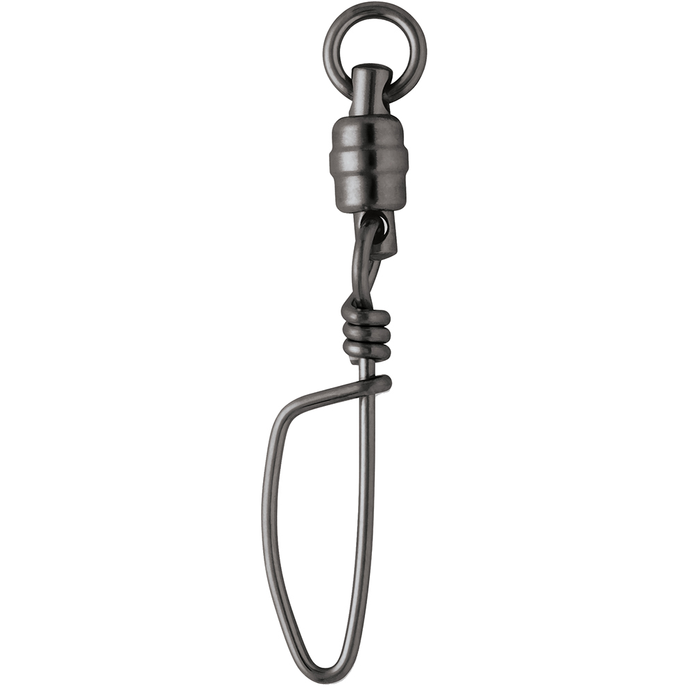 VMC BSHBTSS Black Stainless Steel Heavy-Duty Ball Bearing Tournament Snap Swivel #5 - 240lb *2-Pack, made by VMC - BSHBTSS#5 VMC BSHBTSS Black Stainless Steel Heavy-Duty Ball Bearing Tournament Snap Swivel #5 - 240lb *2-Pack, made by VMC - BSHBTSS#5