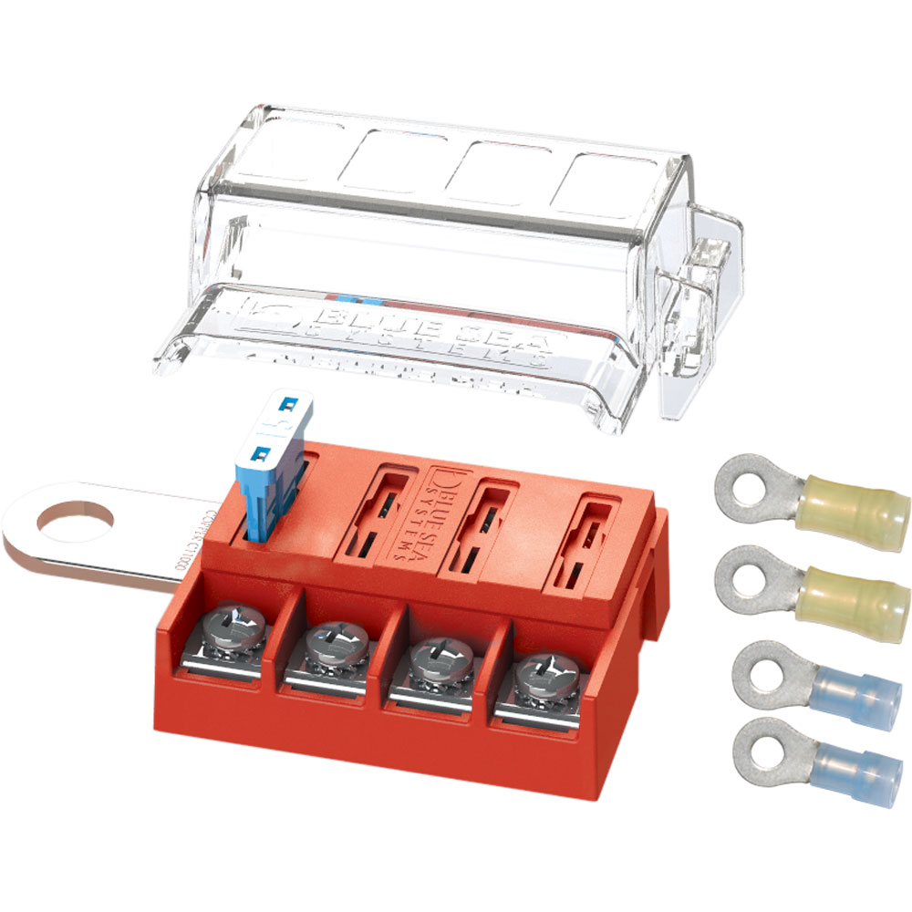 Blue Sea 5023 ST-Blade Battery Terminal Mount Fuse Block, made by Blue Sea Systems - 5023 Blue Sea 5023 ST-Blade Battery Terminal Mount Fuse Block, made by Blue Sea Systems - 5023