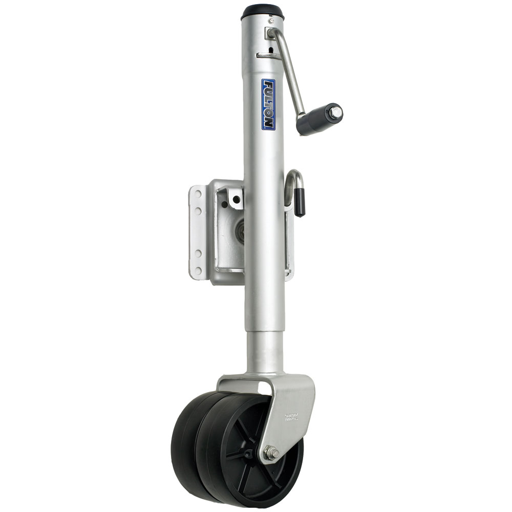 Fulton Dual Wheel 1,500 lbs. Bolt-Thru Swivel Jack, made by Fulton - XPD15L0101 Fulton Dual Wheel 1,500 lbs. Bolt-Thru Swivel Jack, made by Fulton - XPD15L0101