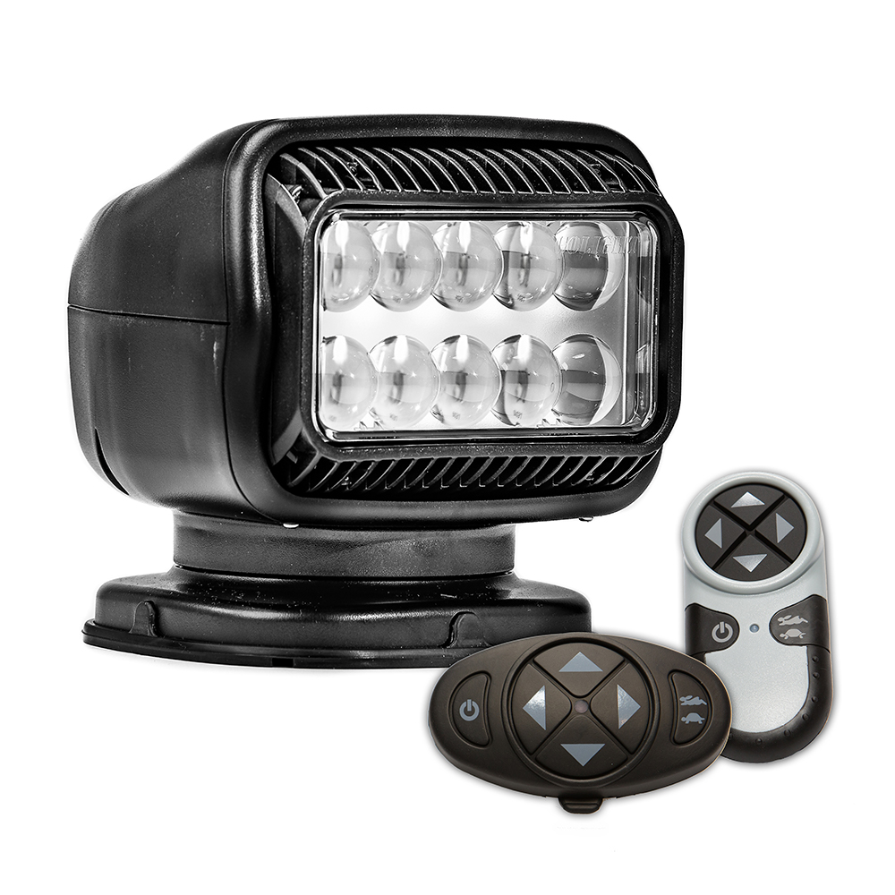 Golight Radioray GT Series Permanent Mount - Black LED - Wireless Handheld & Wireless Dash Mount Remotes, made by Golight - 20574GT Golight Radioray GT Series Permanent Mount - Black LED - Wireless Handheld & Wireless Dash Mount Remotes, made by Golight - 20574GT