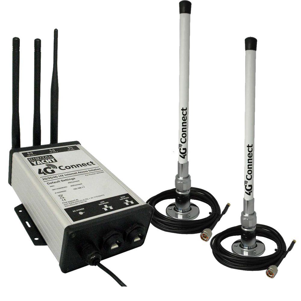Digital Yacht 4G Connect Pro 2G/3G/4G Dual Antenna, made by Digital Yacht - ZDIG4GCPRO-US Digital Yacht 4G Connect Pro 2G/3G/4G Dual Antenna, made by Digital Yacht - ZDIG4GCPRO-US