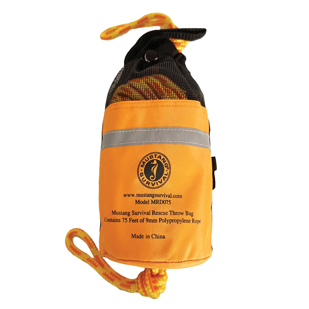 Mustang Throw Bag - 75' Rope, made by Mustang Survival - MRD075-0-0-215 Mustang Throw Bag - 75' Rope, made by Mustang Survival - MRD075-0-0-215