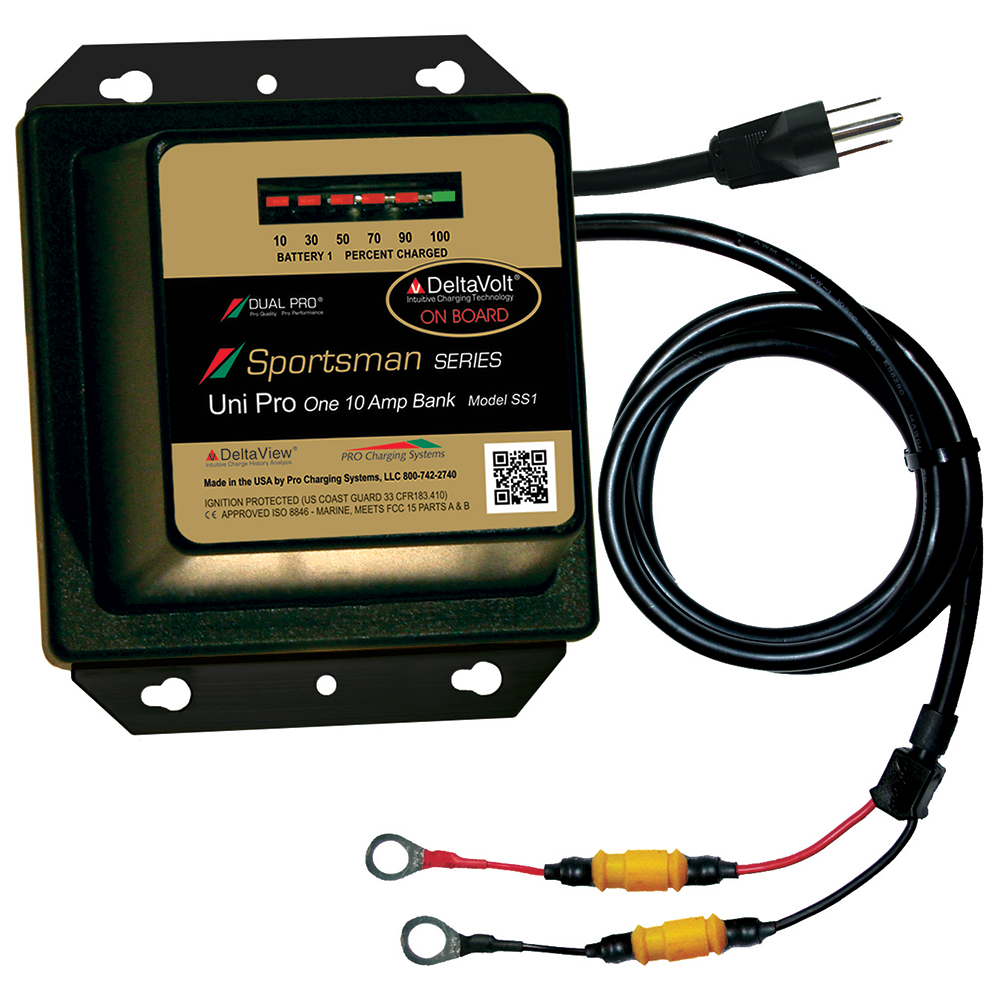 Dual Pro Sportsman Series Battery Charger - 10A - 1-Bank - 12V, made by Dual Pro - SS1 Dual Pro Sportsman Series Battery Charger - 10A - 1-Bank - 12V, made by Dual Pro - SS1