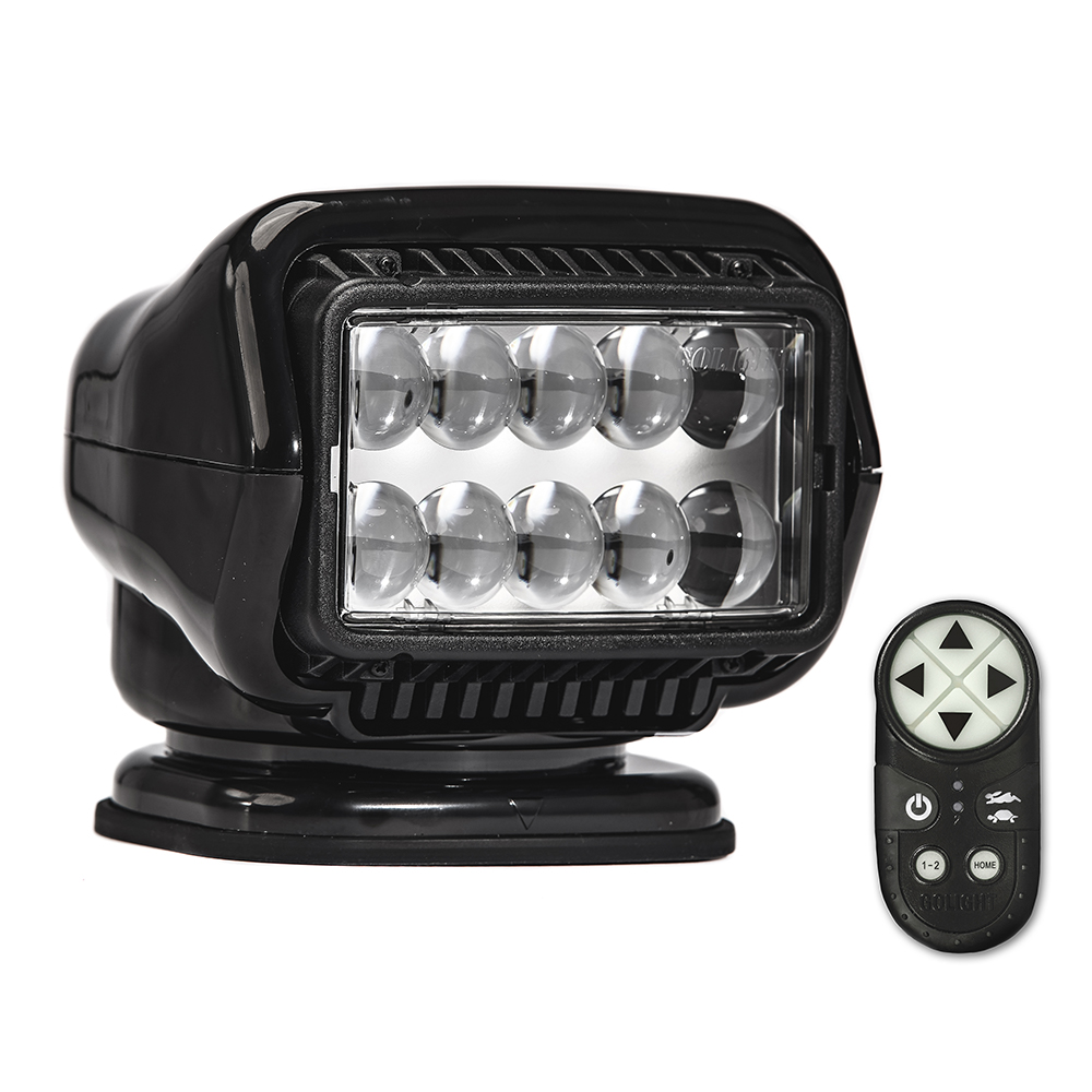 Golight Stryker ST Series Permanent Mount Black LED w/Wireless Handheld Remote, made by Golight - 30514ST Golight Stryker ST Series Permanent Mount Black LED w/Wireless Handheld Remote, made by Golight - 30514ST