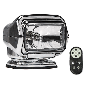 Golight Stryker ST Series Permanent Mount Chrome Halogen w/Wireless Handheld Remote, made by Golight - 3006ST Golight Stryker ST Series Permanent Mount Chrome Halogen w/Wireless Handheld Remote, made by Golight - 3006ST