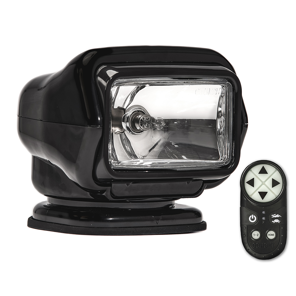 Golight Stryker ST Series Permanent Mount Black Halogen w/Wireless Handheld Remote, made by Golight - 3051ST Golight Stryker ST Series Permanent Mount Black Halogen w/Wireless Handheld Remote, made by Golight - 3051ST