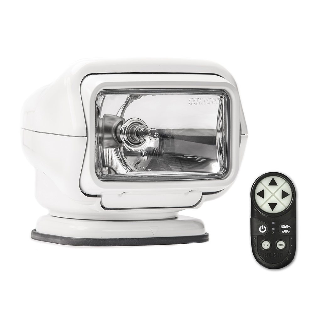 Golight Stryker ST Series Permanent Mount White Halogen w/Wireless Handheld Remote, made by Golight - 3000ST Golight Stryker ST Series Permanent Mount White Halogen w/Wireless Handheld Remote, made by Golight - 3000ST