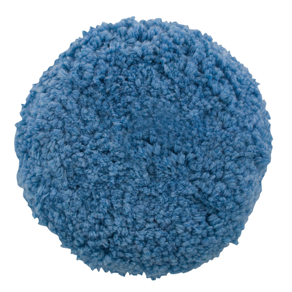 Presta Blue Blended Wool Medium Cutting Pad - 9" Screw-On Pad, made by Presta - 890164 Presta Blue Blended Wool Medium Cutting Pad - 9" Screw-On Pad, made by Presta - 890164