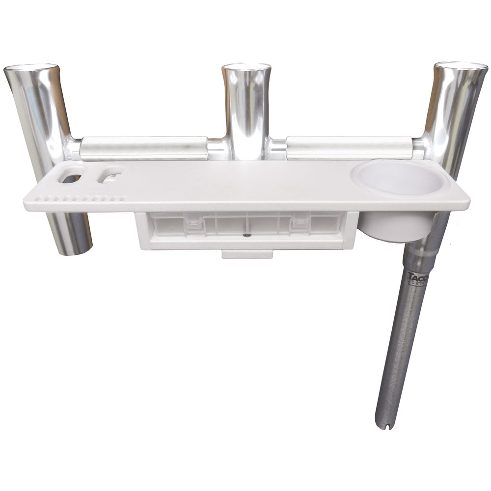 TACO Deluxe Trident Rod Holder Cluster Offset, made by TACO Marine - F31-0781BXY-1 TACO Deluxe Trident Rod Holder Cluster Offset, made by TACO Marine - F31-0781BXY-1