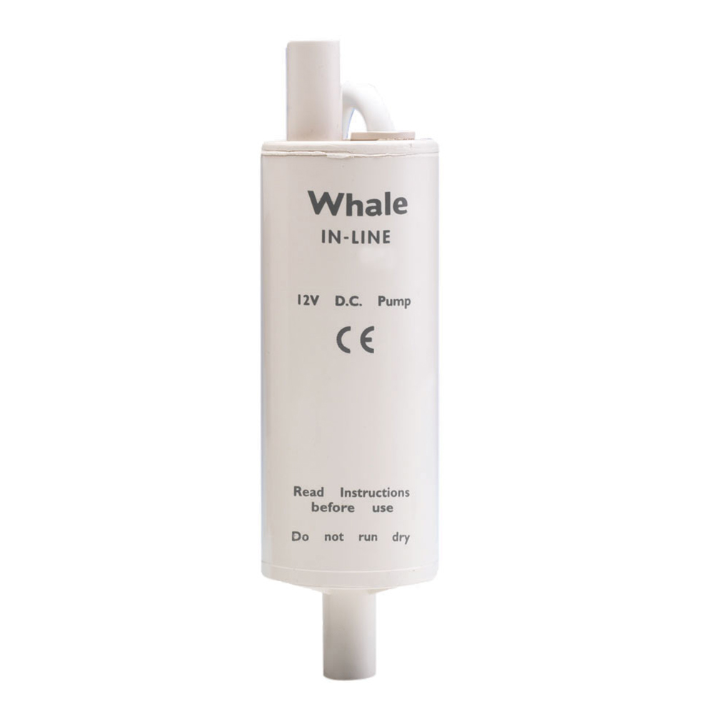 Whale Inline Electric Galley Pump - 13LPM - 12V, made by Whale Marine - GP1392 Whale Inline Electric Galley Pump - 13LPM - 12V, made by Whale Marine - GP1392