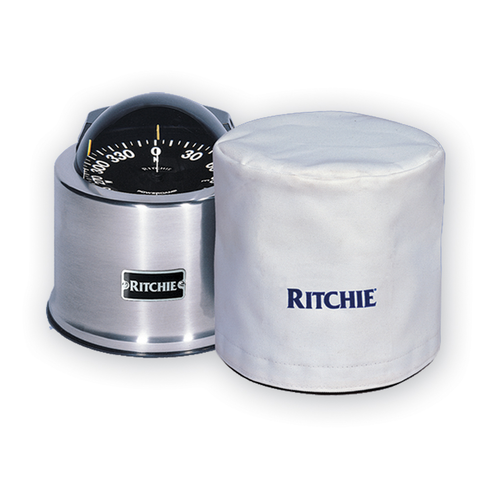 Ritchie GM-5-C 5" GlobeMaster Binnacle Mount Compass Cover - White, made by Ritchie - GM-5-C Ritchie GM-5-C 5" GlobeMaster Binnacle Mount Compass Cover - White, made by Ritchie - GM-5-C