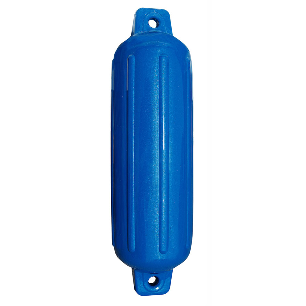 Taylor Made Storm Gard™ 8.5" x 27" Inflatable Vinyl Fender - Mid Atlantic Blue, made by Taylor Made - 282604 Taylor Made Storm Gard™ 8.5" x 27" Inflatable Vinyl Fender - Mid Atlantic Blue, made by Taylor Made - 282604