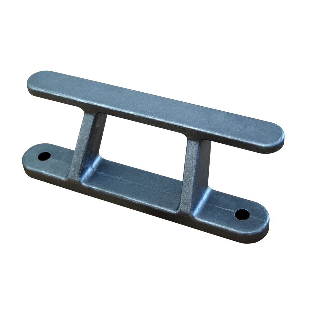 Dock Edge Dock Builders Cleat - Angled Aluminum Rail Cleat - 8", made by Dock Edge - 2428-F Dock Edge Dock Builders Cleat - Angled Aluminum Rail Cleat - 8", made by Dock Edge - 2428-F