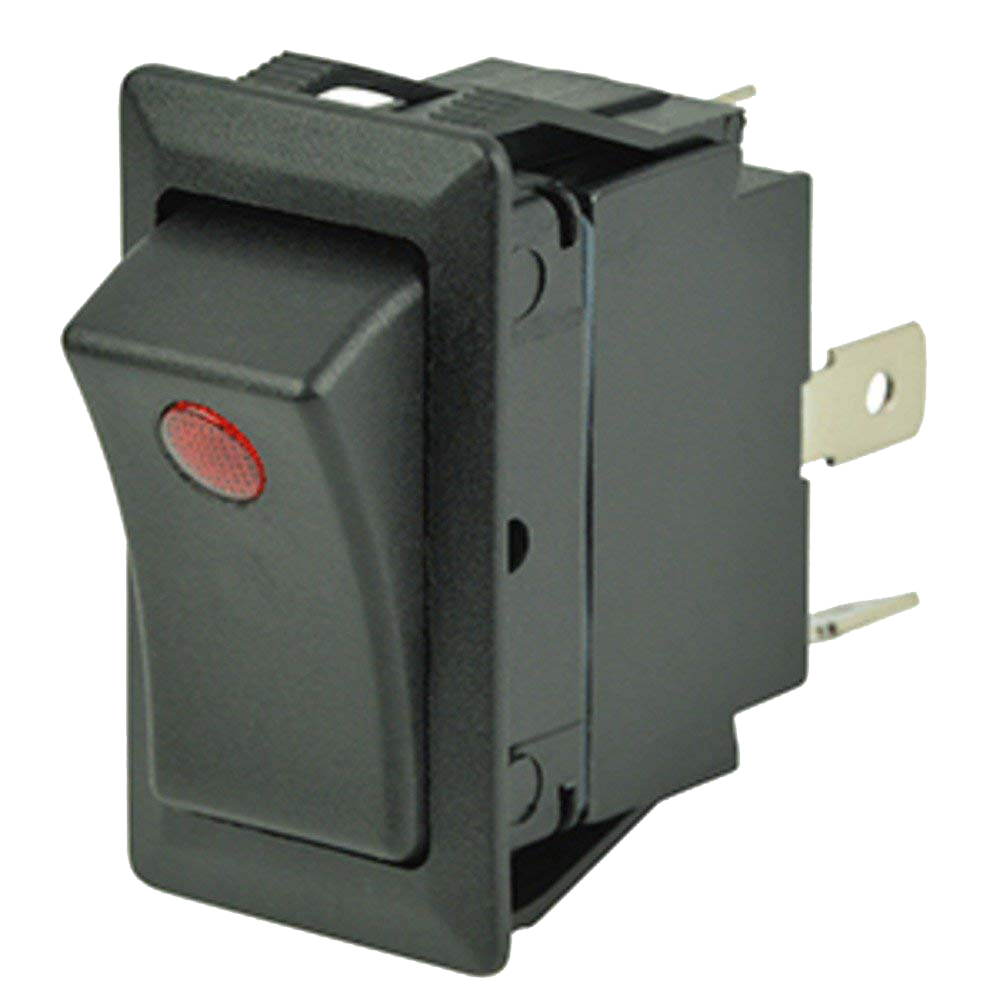 Cole Hersee Sealed Rocker Switch w/Small Round Pilot Lights SPST On-Off 3 Blade, made by Cole Hersee - 58327-01-BP Cole Hersee Sealed Rocker Switch w/Small Round Pilot Lights SPST On-Off 3 Blade, made by Cole Hersee - 58327-01-BP