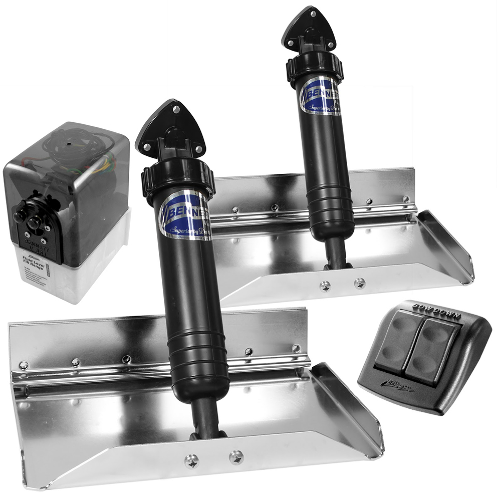 Bennett Trim Tab 12" x 9" Sport Tab System, made by Bennett Marine - ST9 Bennett Trim Tab 12" x 9" Sport Tab System, made by Bennett Marine - ST9