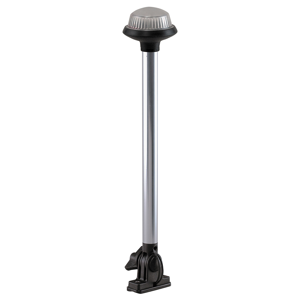 Perko Fold Down All-Round Frosted Globe Pole Light - Vertical Mount - White, made by Perko - 1637DP0CHR Perko Fold Down All-Round Frosted Globe Pole Light - Vertical Mount - White, made by Perko - 1637DP0CHR