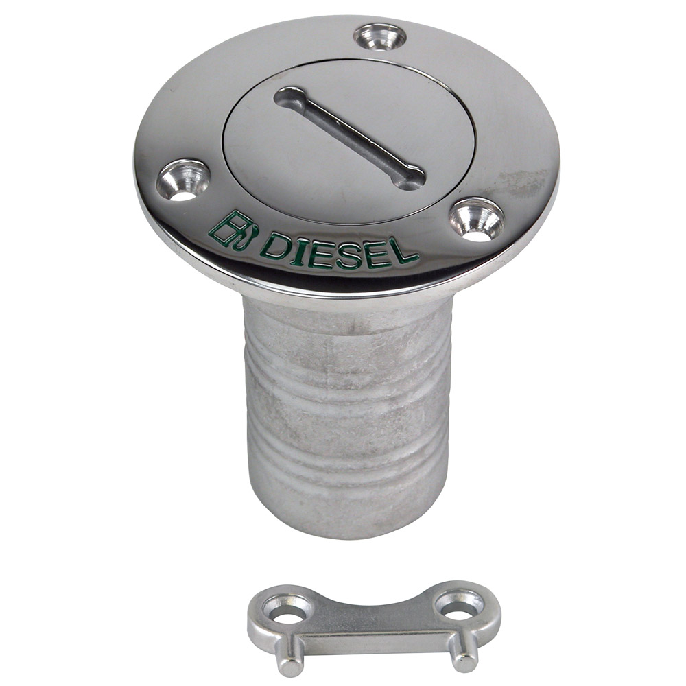 Whitecap Hose Deck Fill 1-1/2" Hose Diesel, made by Whitecap - 6124C