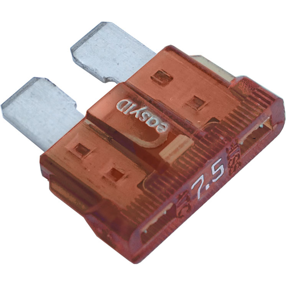 Blue Sea 5293 easyID ATC Fuse - 7.5 Amp, made by Blue Sea Systems - 5293 Blue Sea 5293 easyID ATC Fuse - 7.5 Amp, made by Blue Sea Systems - 5293