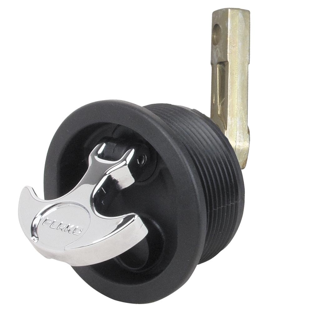 Perko Flush Mount Latch - Straight Cam Bar - 2.5" Hole - Black, made by Perko - 1092DP3BLK Perko Flush Mount Latch - Straight Cam Bar - 2.5" Hole - Black, made by Perko - 1092DP3BLK