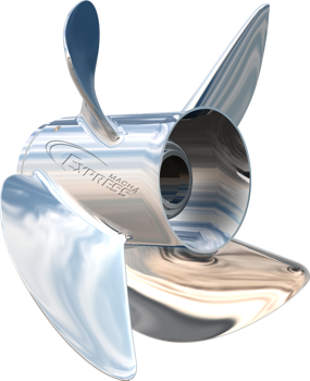 Turning Point Express® Mach4™ - Right Hand - Stainless Steel Propeller - EX1/EX2-1315-4 - 4-Blade - 13.5" x 15 Pitch, made by Turning Point Propellers - 31431530 Turning Point Express® Mach4™ - Right Hand - Stainless Steel Propeller - EX1/EX2-1315-4 - 4-Blade - 13.5" x 15 Pitch, made by Turning Point Propellers - 31431530