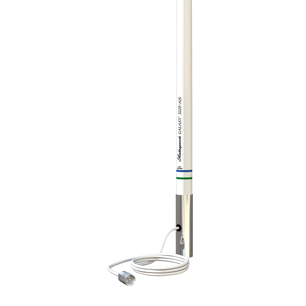 Shakespeare AIS 8' Galaxy AIS Antenna - 6dB Stainless Steel Ferrule, made by Shakespeare - 5225-AIS Shakespeare AIS 8' Galaxy AIS Antenna - 6dB Stainless Steel Ferrule, made by Shakespeare - 5225-AIS