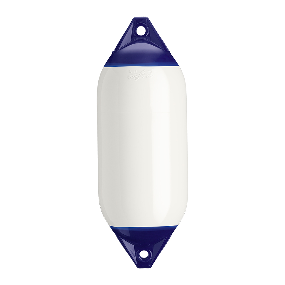 Polyform F-5 Twin Eye Fender 11" x 30" - White, made by Polyform U.S. - F-5-WHITE Polyform F-5 Twin Eye Fender 11" x 30" - White, made by Polyform U.S. - F-5-WHITE