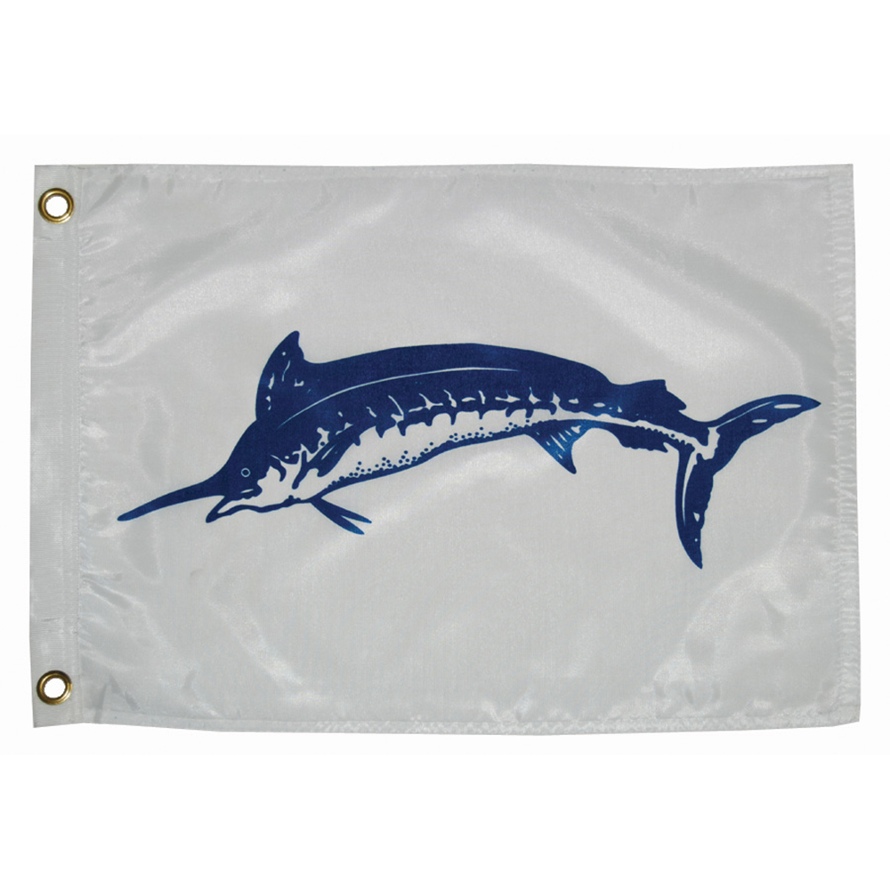 Taylor Made 12" x 18" Blue Marlin Flag, made by Taylor Made - 2918