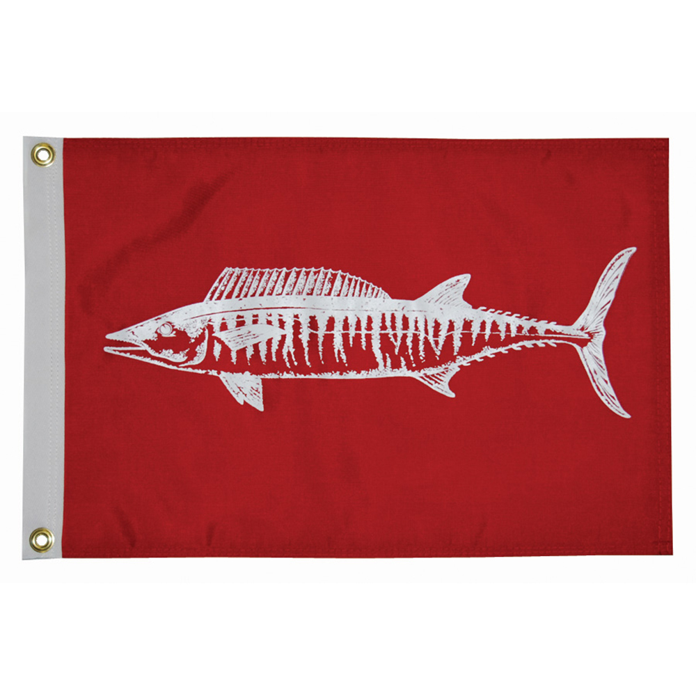 Taylor Made 12" x 18" Wahoo Flag, made by Taylor Made - 4118