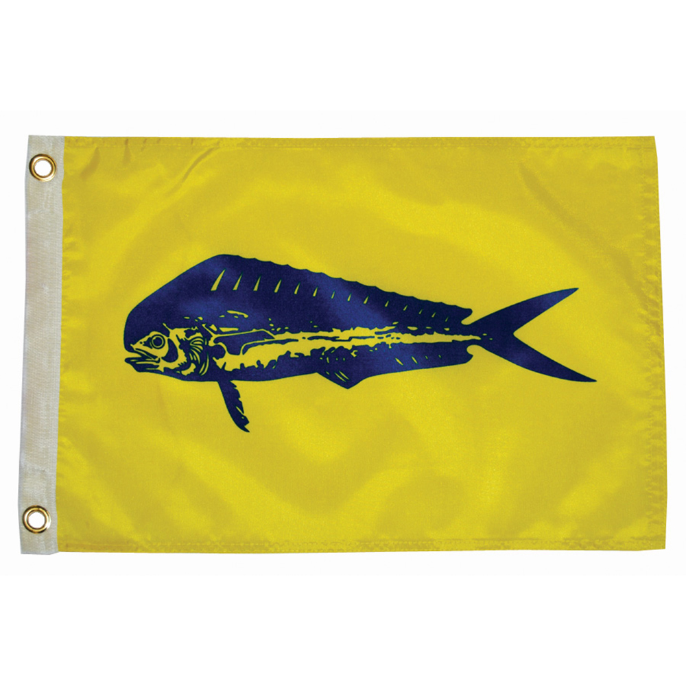 Taylor Made 12" x 18" Dolphin Flag, made by Taylor Made - 4218